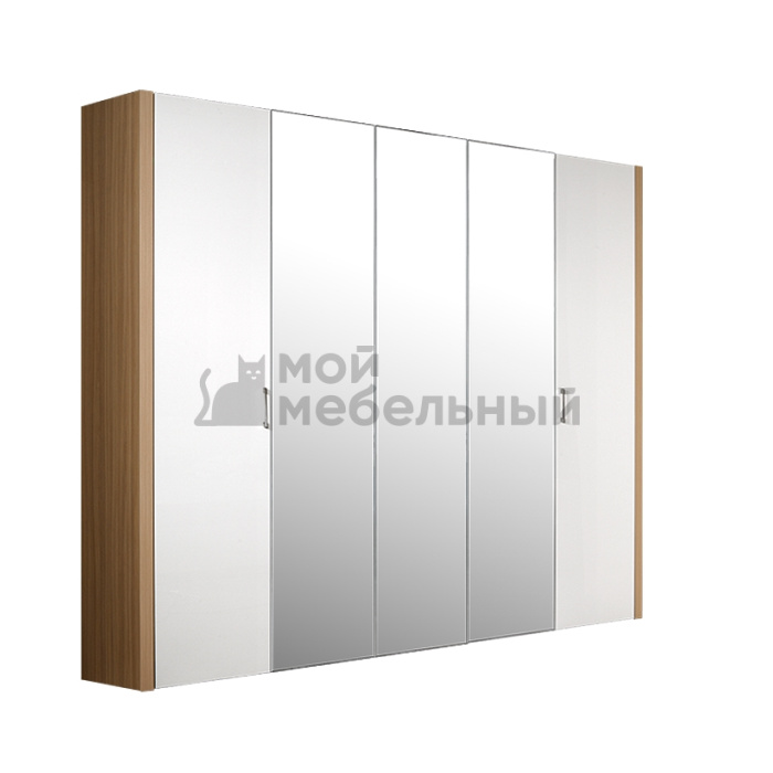 Шкаф 5-ти ств. для платья и белья (3 зеркала) Ярцево Арго А1Ш1/5 фото 1