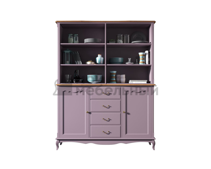 Шкаф Leontina Lavanda с открытым верхом арт ST9351/2L Шкаф Leontina Lavanda с открытым верхом арт ST9351/2L фото 2