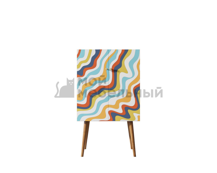 Комод на высоких ножках 