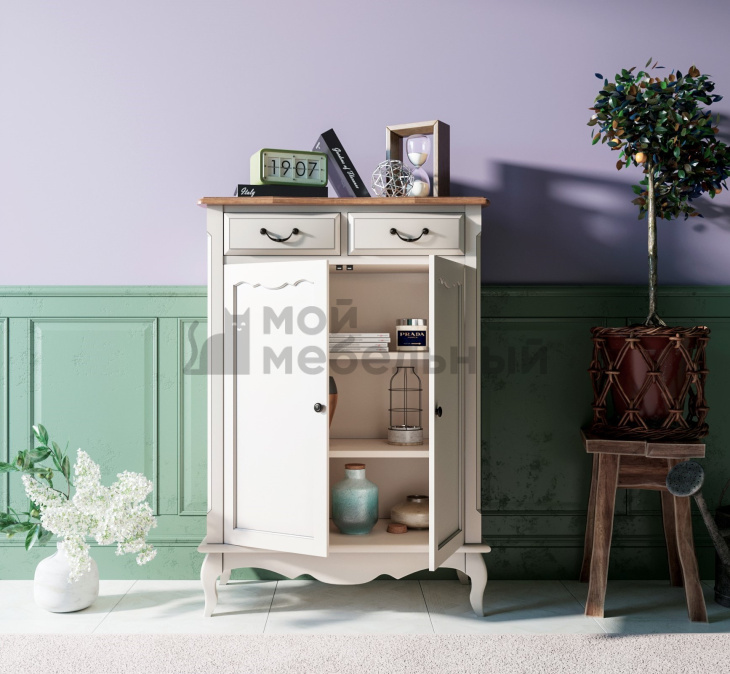 Комод «Leontina» на 2 ящика 2 дверки арт ST9329R фото 2