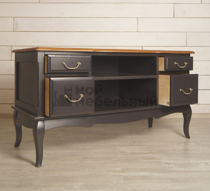Комод под TV «Leontina Black» арт ST9328BLK Комод под TV «Leontina Black» арт ST9328BLK фото 4