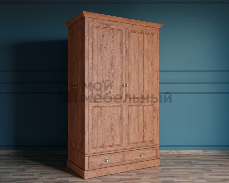 Шкаф двустворчатый "Palermo natural" арт PL1027OAK Шкаф двустворчатый