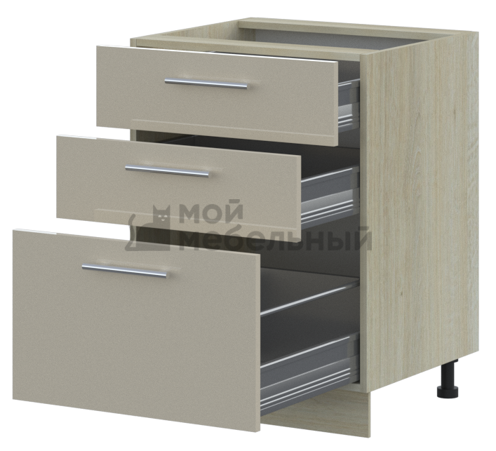 Тумба LOFTeam HPL Глянец ТНЯ-60/3.3 фото 1