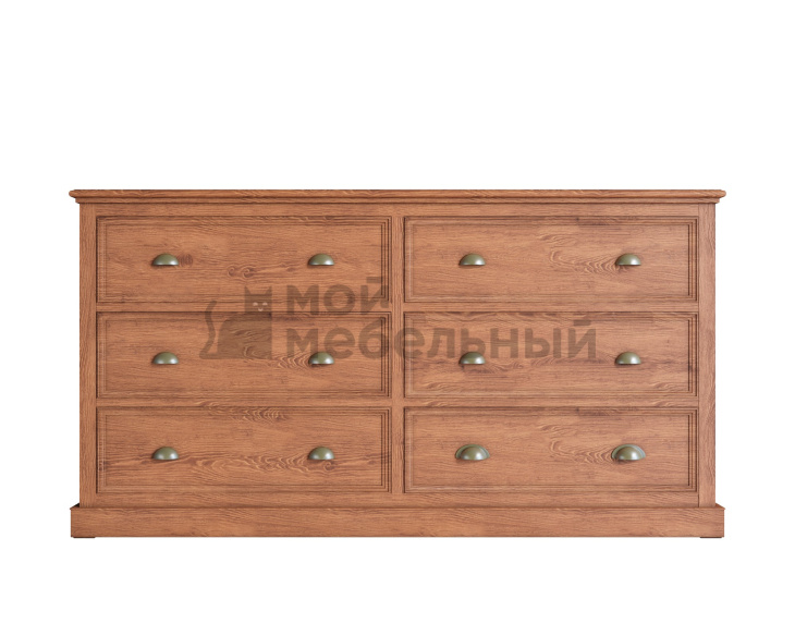 Комод "Palermo natural" с шестью ящиками арт PL1052OAK Комод
