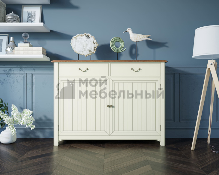 Комод Olivia из березы в бежевом цвете арт GA4005-1C фото 12