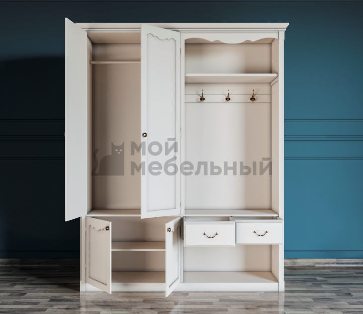 Шкаф-прихожая Leontina с дверками арт ST9361 Шкаф-прихожая Leontina с дверками арт ST9361 фото 3