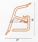 Кухонный плинтус Duropal глянцевый фото 2