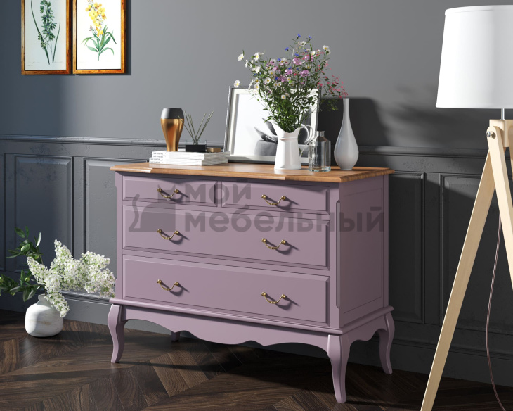 Комод «Leontina Lavanda» на 4 ящика арт ST9315L фото 4