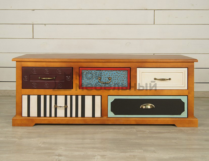 Комод «Gouache Birch» горизонтальный арт M10526ETG/1 фото 2