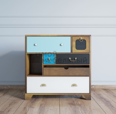 Комод малый «Aquarelle» 6 ящиков арт RE-52 фото 1