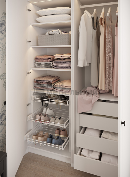 Шкаф Лонгфорд 2Д МДФ ПВХ фото 5