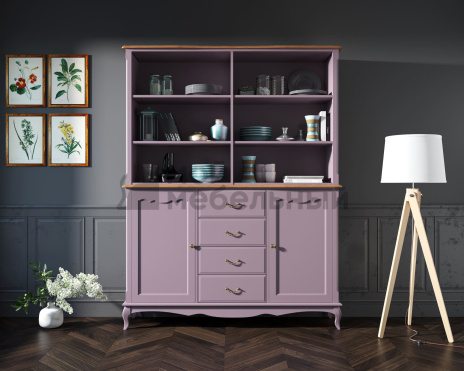 Шкаф Leontina Lavanda с открытым верхом арт ST9351/2L