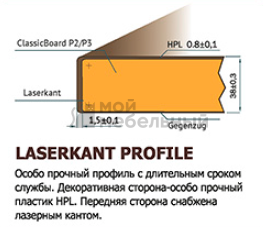 Столешница duropal z0901 fg