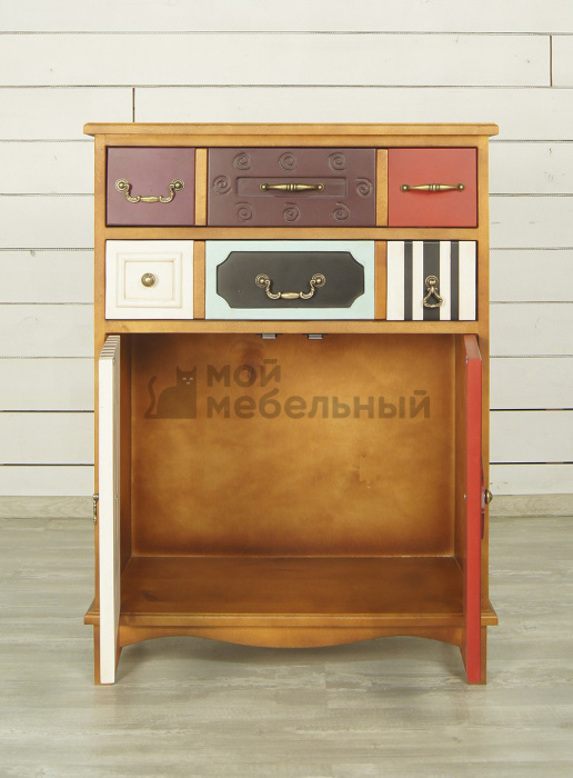 Вертикальный комод Gouache Birch (2 ящика) арт G20016ETG/1 фото 3