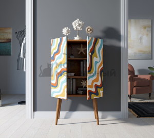 Комод на высоких ножках 