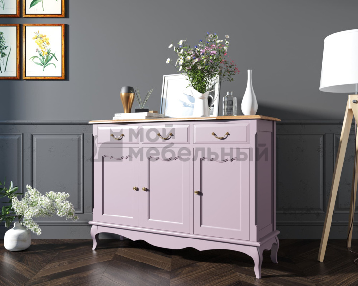 Комод "Leontina Lavanda" (3 ящика и 3 двери) арт ST9344L Комод