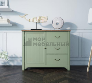 Комод Olivia на 3 ящика с дверкой арт GA5051 фото 1