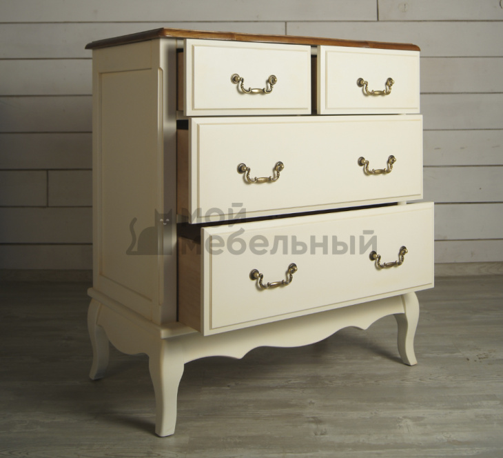 Бежевый комод Leontina (4 ящика) арт ST9335 фото 10