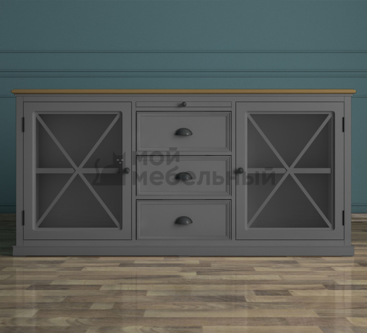 Серый комод 
