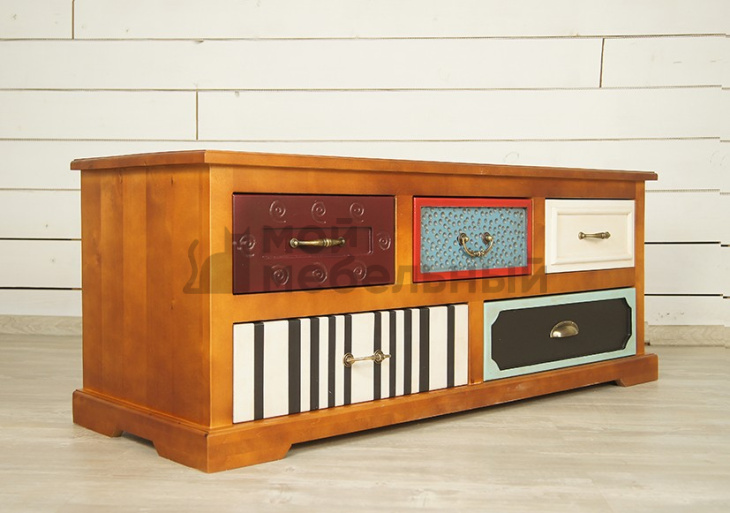 Комод «Gouache Birch» горизонтальный арт M10526ETG/1 фото 3