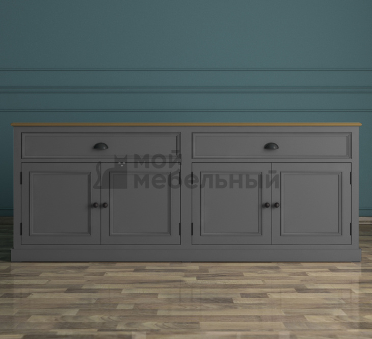 Серый комод 