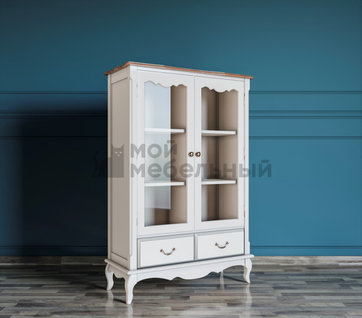 Шкаф "Leontina" для посуды низкий с ящиками арт ST9355/2 Шкаф