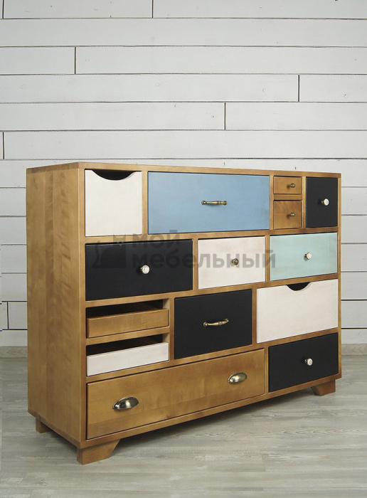 Комод «Aquarelle Birch» 14 ящиков арт RE-13ETG/4 фото 6