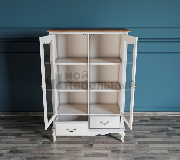 Шкаф "Leontina" для посуды низкий с ящиками арт ST9355/2 Шкаф