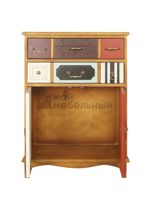 Вертикальный комод Gouache Birch (2 ящика) арт G20016ETG/1 фото 11