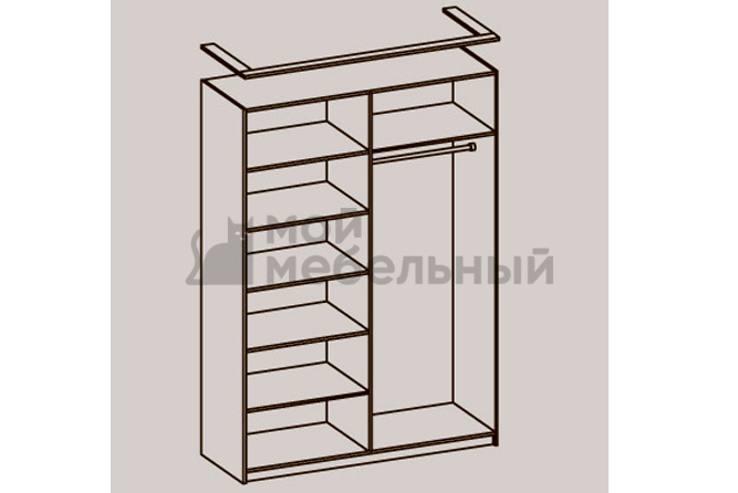 Шкаф розалия 4 дверный