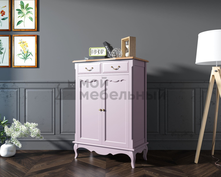 Комод «Leontina Lavanda» на 2 ящика 2 дверки арт ST9329RL Комод «Leontina Lavanda» на 2 ящика 2 дверки арт ST9329RL фото 6