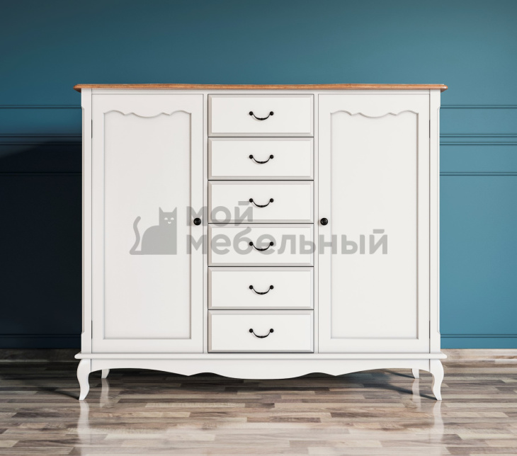 Комод «Leontina» с шестью ящиками и дверками арт ST9350 фото 6