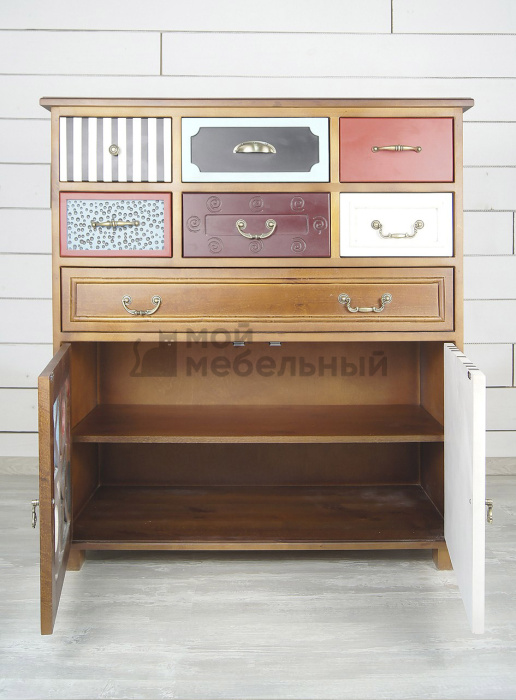 Вертикальный комод Gouache Birch (7 ящиков) арт G20017ETG/1 фото 3