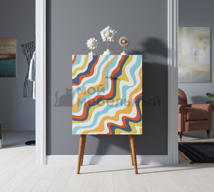 Комод на высоких ножках 