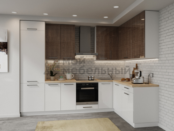 Модульная кухня LOFTeam CPL Твид Глянец Модульная кухня LOFTeam CPL Твид Глянец фото 1