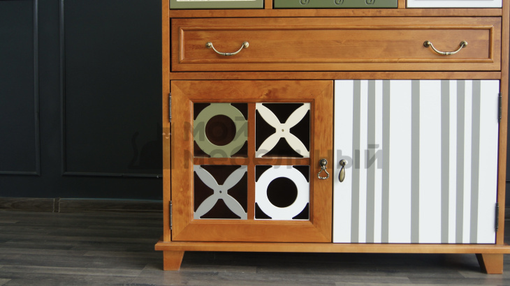 Вертикальный комод Gouache Green (7 ящиков) арт G20017GR фото 4