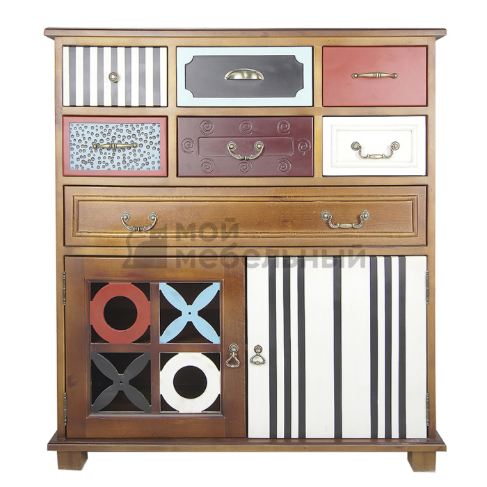 Вертикальный комод Gouache Birch (7 ящиков) арт G20017ETG/1 фото 13