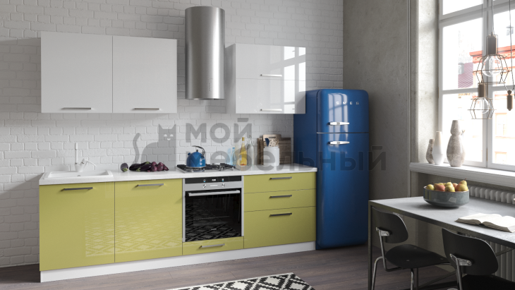 Модульная кухня LOFTeam HPL Ocean Глянец фото 7