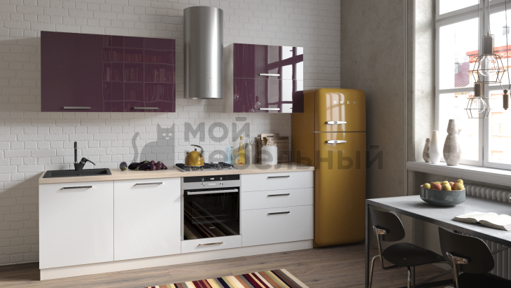 Модульная кухня LOFTeam HPL Ocean Глянец фото 5