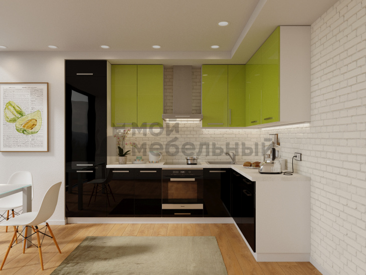 Модульная кухня LOFTeam CPL Розовый Глянец фото 6