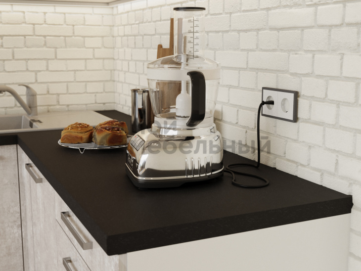 Модульная кухня LOFTeam CPL Бетон Глянец фото 4