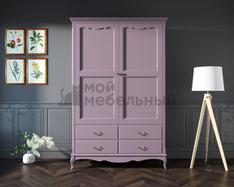 Шкаф "Leontina Lavanda" двустворчатый с ящиками арт ST9327KR2L