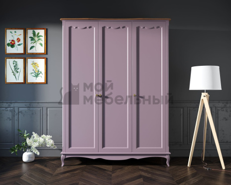 Шкаф Leontina Lavanda для одежды трехстворчатый арт ST9327/3L