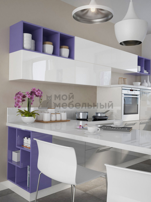 Модульная кухня TETRIS UVL Глянец Серый шелк Модульная кухня TETRIS UVL Глянец Серый шелк фото 7