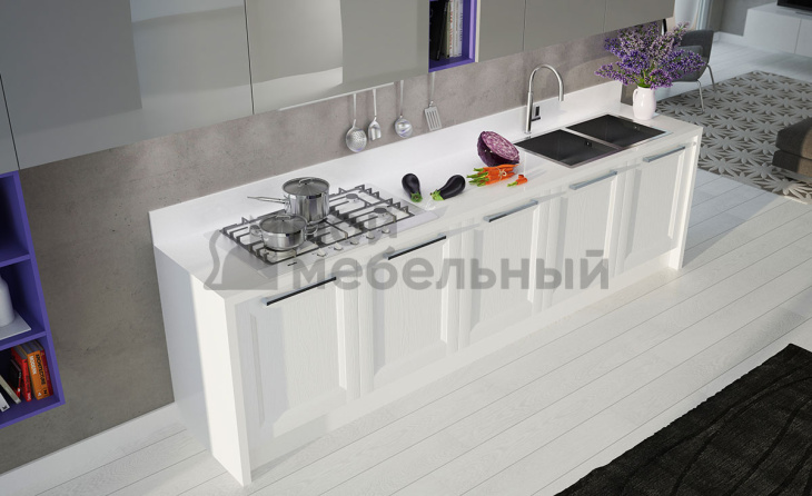 Модульная кухня TETRIS UVL Глянец Серый шелк Модульная кухня TETRIS UVL Глянец Серый шелк фото 5